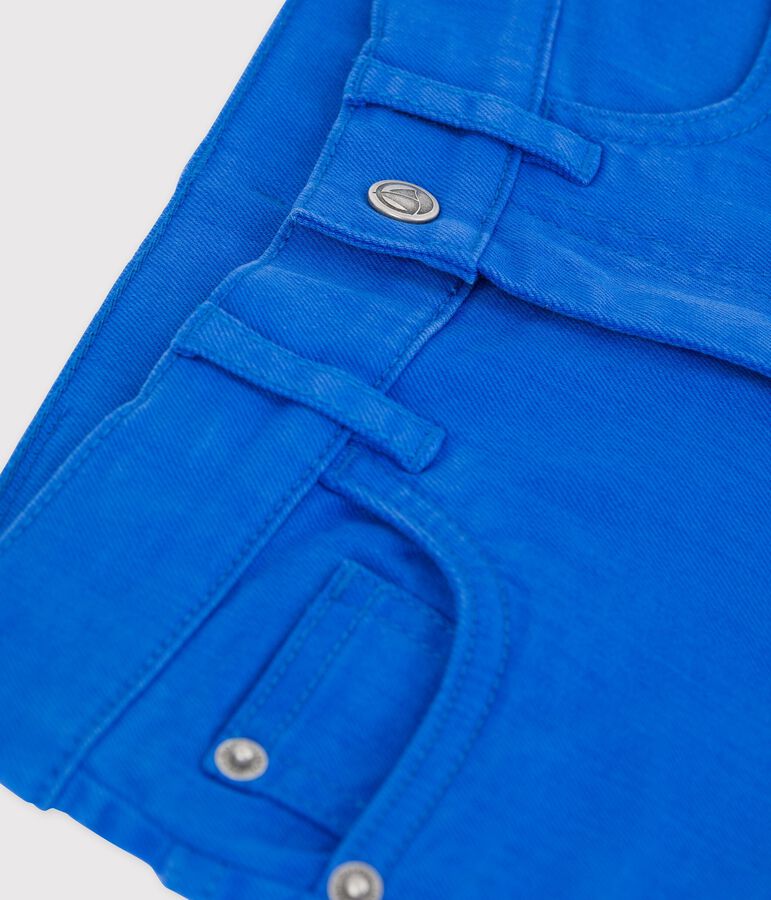 Pantalon en denim enfant fille / gar&ccedil;on bleu DELFT