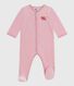 Pyjama bébé en velours uni