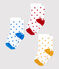 Lot de 3 paires de chaussettes bébé variante 1