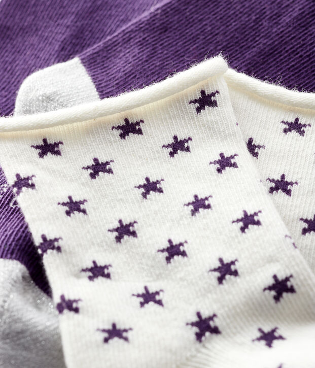 Lot de 2 paires de chaussettes b&eacute;b&eacute; multicouleur