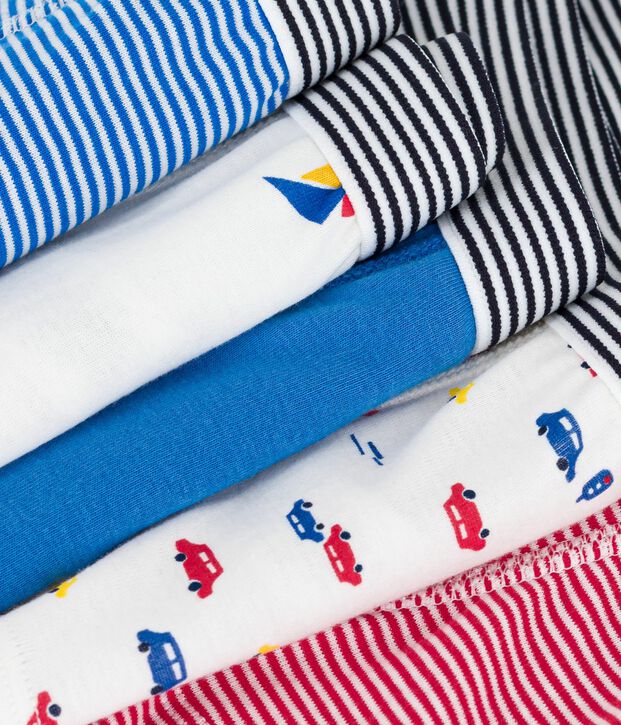 Lot de boxers enfant en coton imprim&eacute; multicouleur