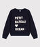 Sweatshirt en molleton Femme bleu SMOKING