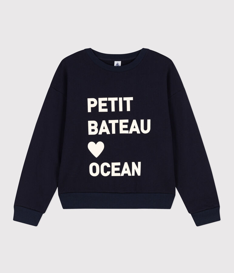 Sweatshirt en molleton Femme bleu SMOKING