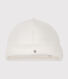 Bonnet naissance bébé en velours uni