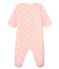 Surpyjama bébé fille en polaire rose MINOIS/blanc MARSHMALLOW