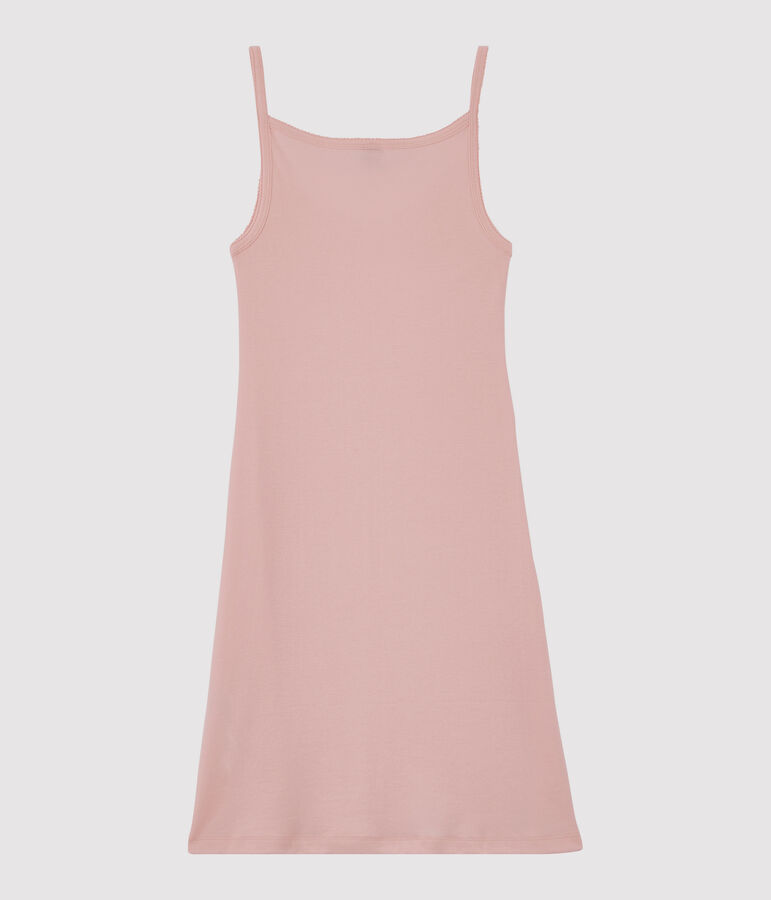 Robe &agrave; bretelles femme rose MINOIS