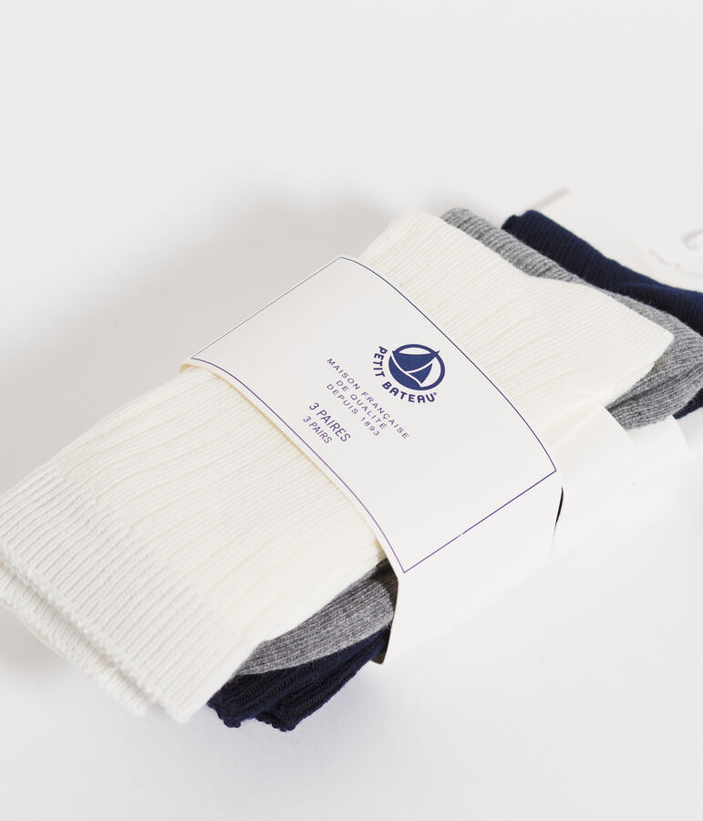 Lot de 3 paires de chaussettes enfant gar&ccedil;on variante 1
