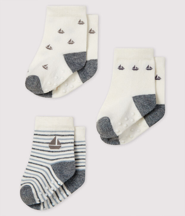 Lot de 3 paires de chaussettes b&eacute;b&eacute; multicouleur