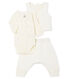 Ensemble trois pièces bébé en tubique
