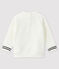 Sweatshirt bébé garçon imprimé blanc MARSHMALLOW