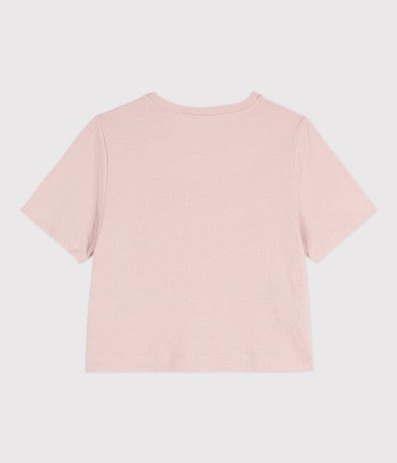 T-shirt LE BOXY en coton Femme rose SALINE