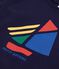 Tee-shirt enfant manches courtes imprim&eacute; bleu marine