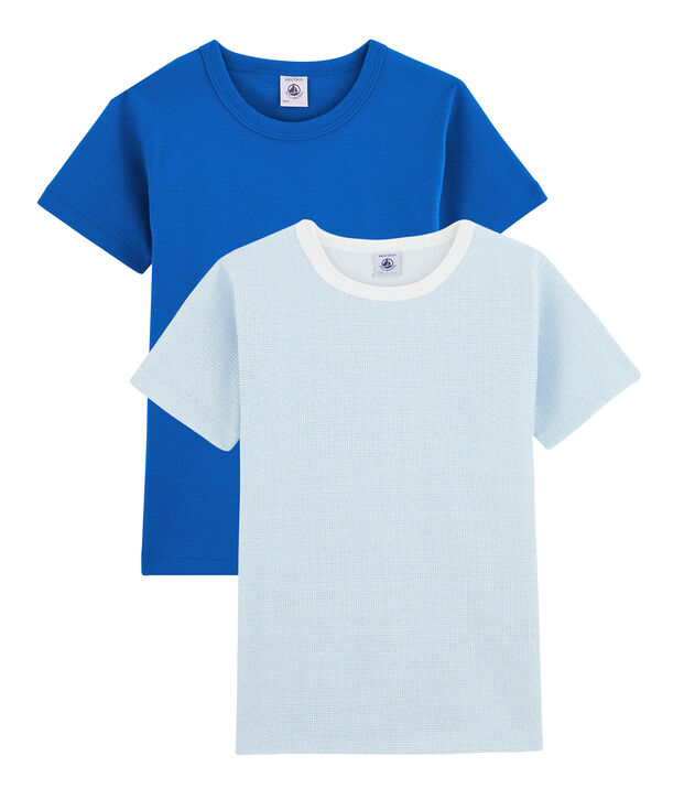 Duo de tee-shirts petit gar&ccedil;on multicouleur