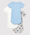 Lot de 3 bodies bébé en coton biologique. variante 1