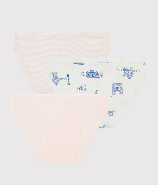 Lot de 3 culottes imprimé Paris petite fille variante 1