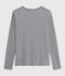 T-shirt col V iconique en coton Femme bleu SMOKING/blanc MARSHMALLOW
