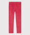 Pantalon velours enfant fille rose POPPY