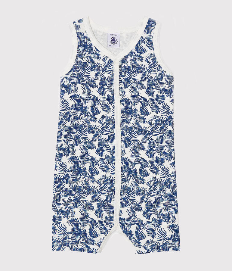 Combicourt b&eacute;b&eacute; en c&ocirc;te blanc/bleu