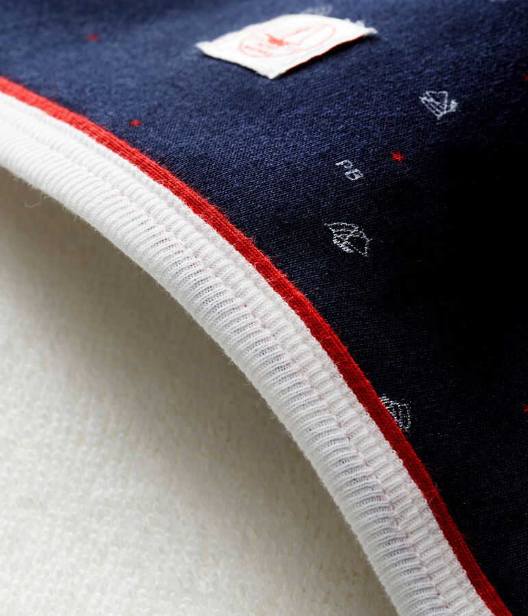 Coffret carr&eacute; de bain b&eacute;b&eacute; gar&ccedil;on imprim&eacute; bleu/multicouleur