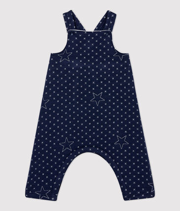 PETIT BATEAU - Salopette bébé matelassée motifs étoiles en coton biologique