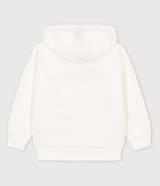 Sweatshirt garçon Petit Bateau x Water Family blanc MARSHMALLOW