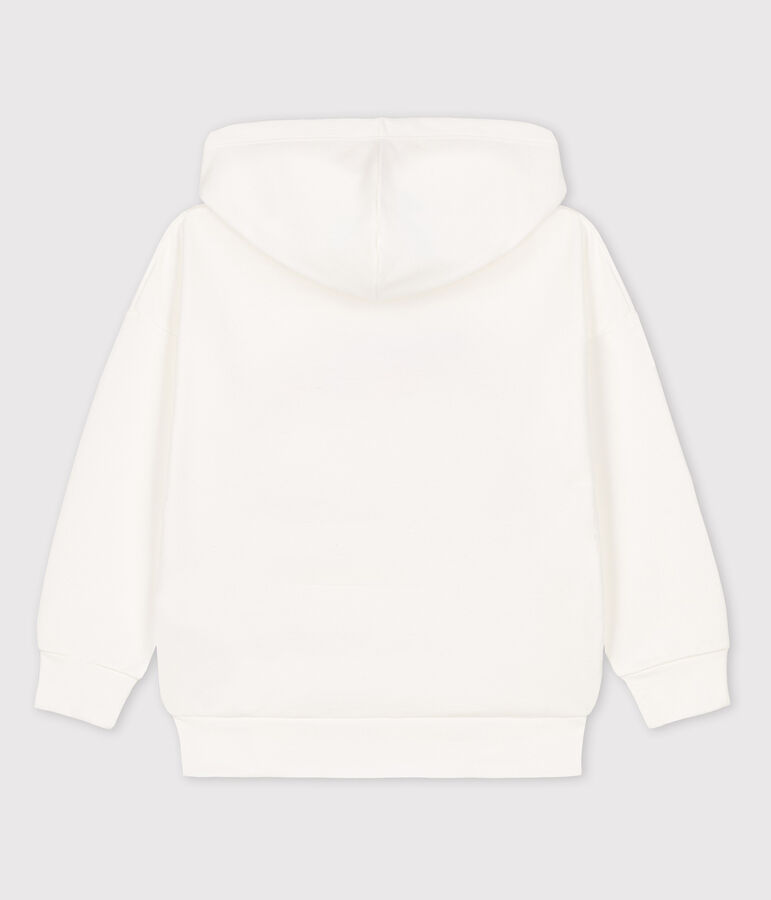 Sweatshirt gar&ccedil;on Petit Bateau x Water Family blanc MARSHMALLOW