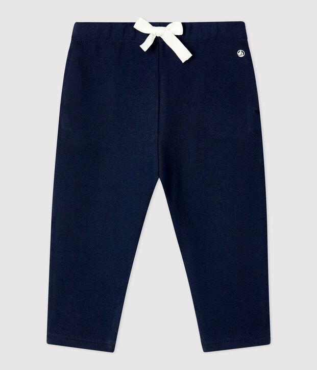 Pantalon en molleton b&eacute;b&eacute; bleu marine