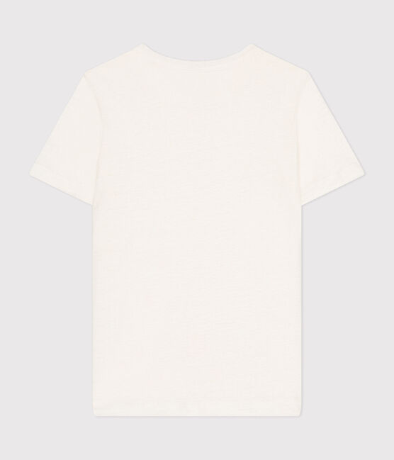 Tee-shirt en lin femme blanc ECUME