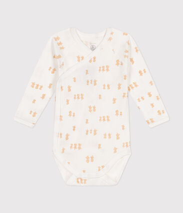 Body croisés manches longues en coton bébé
