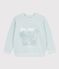 Sweatshirt enfant en coton bleu