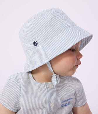 Bob b&eacute;b&eacute; en seersucker &agrave; nouer