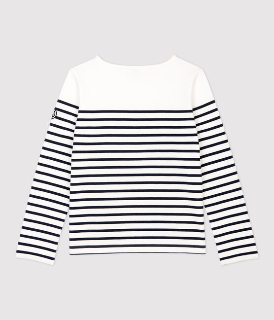 Marinière iconique en coton Femme blanc MARSHMALLOW/bleu SMOKING