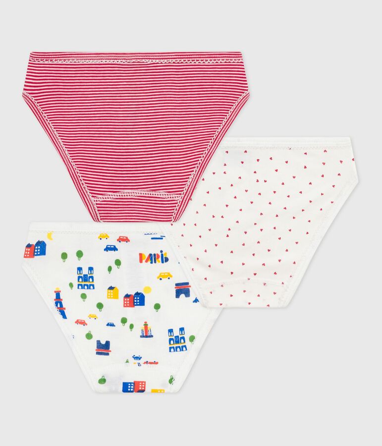 Lot de culottes enfant en coton imprim&eacute; Paris variante 1