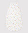 Gigoteuse bébé imprimé animaux colorés en coton biologique blanc MARSHMALLOW/blanc MULTICO