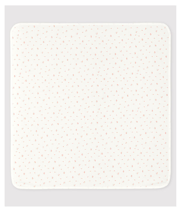 Drap de maternit&eacute; b&eacute;b&eacute; en coton biologique blanc/multicouleur