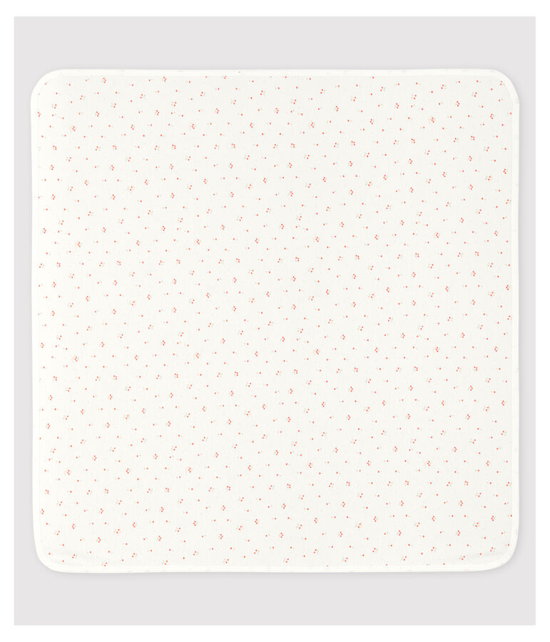Drap de maternit&eacute; b&eacute;b&eacute; en coton biologique blanc/multicouleur