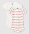 Lot de 2 bodies manches courtes bébé variante 1