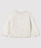 Cardigan bébé fille en tubique beige MONTELIMAR CHINE