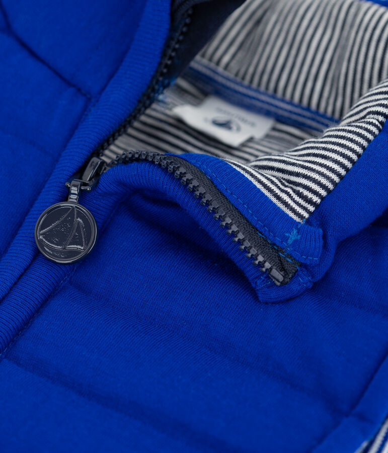 Blouson sans manche fille/gar&ccedil;on bleu