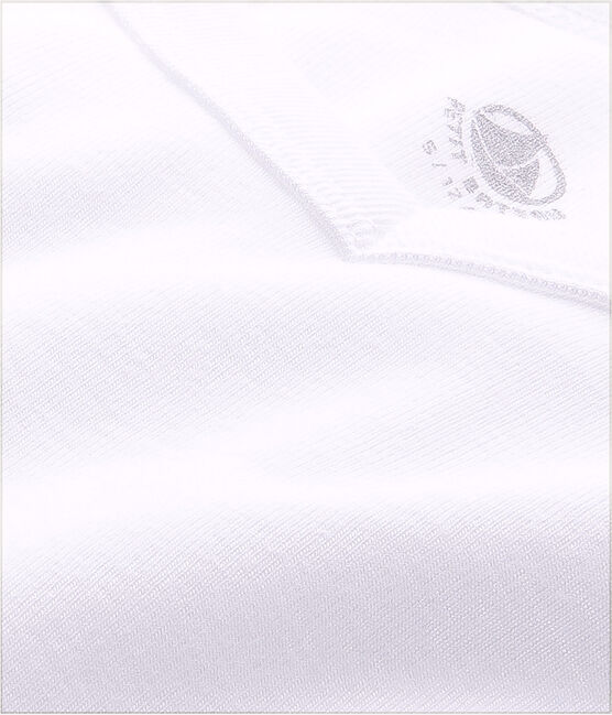 T-shirt manches courtes col V Homme blanc ECUME