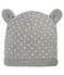 Bonnet doublé polaire bébé mixte gris SUBWAY/blanc MARSHMALLOW