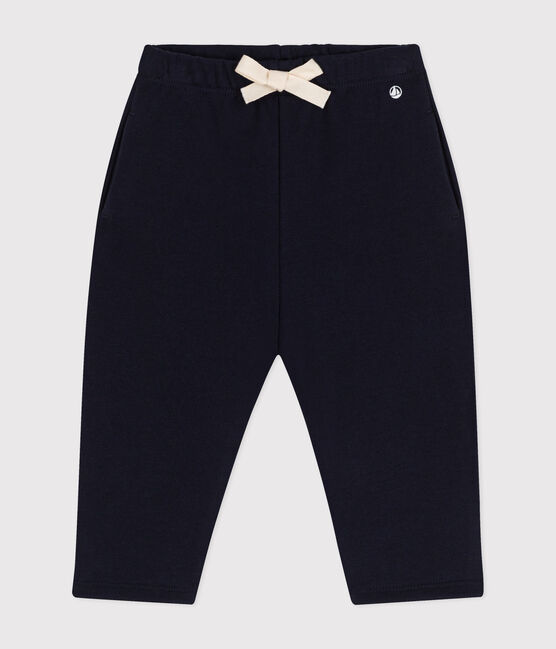 Pantalon en molleton bébé bleu SMOKING