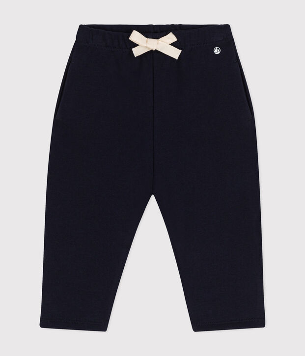 Pantalon en molleton b&eacute;b&eacute; bleu