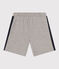 Short en coton enfant garçon gris CHATON CHINE