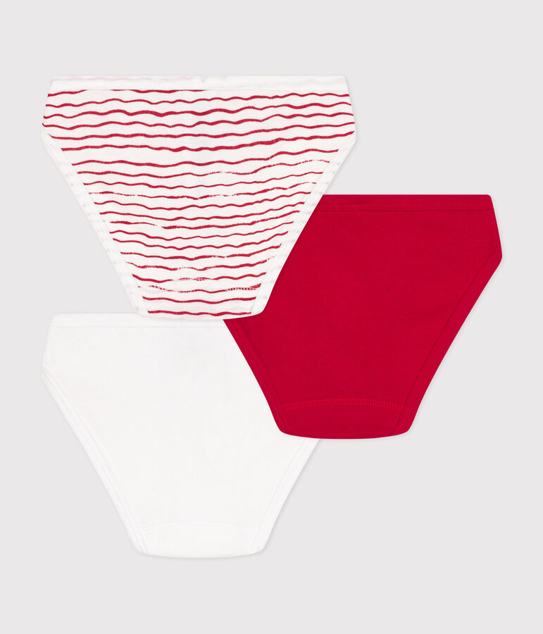 Lot de 3 culottes en coton enfant multicouleur