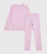 Pyjama rayé petite fille en coton et Lyocell