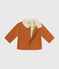 Veste courte doublée sherpa bébé marron ECUREUIL
