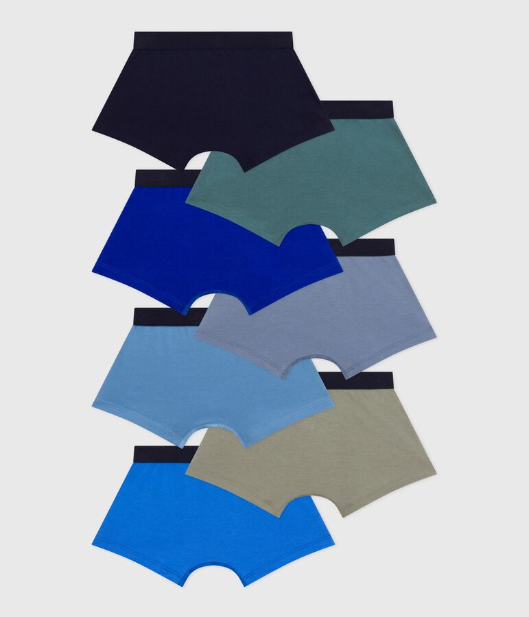 Lot de boxers enfant en coton uni variante 1