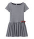 Robe fille rayé milleraies
