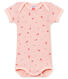 Body manches courtes bébé fille